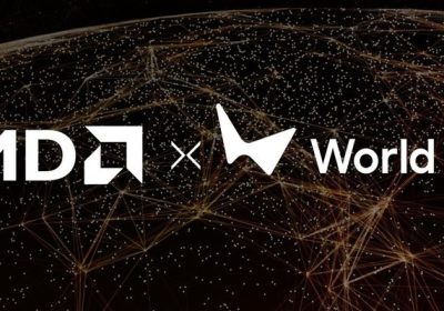 AMD 与 World Labs 官方同框主视觉