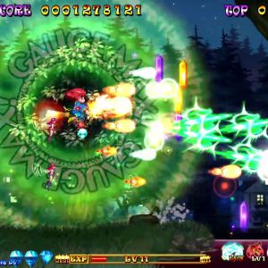 棉花小魔女 Reboot! High Tension! 实机画面：Cotton 骑扫帚横版射击