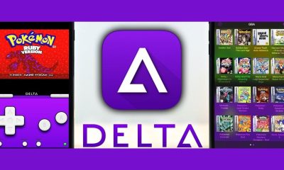 Delta 模拟器运行宝可梦 GBA 游戏的界面展示