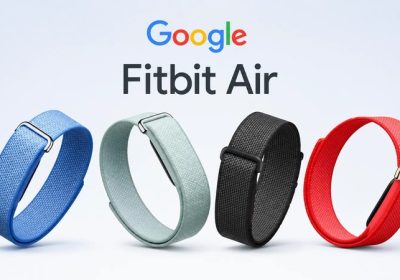 谷歌 Fitbit Air 四色表带官方产品渲染图