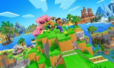 我的世界方块世界场景，Minecraft游戏内广阔地形