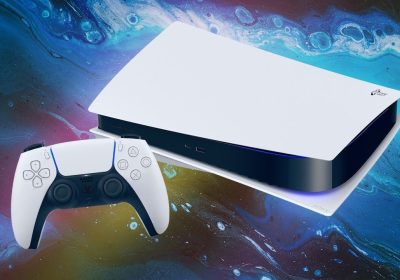 PS5 主机与 DualSense 手柄实拍图