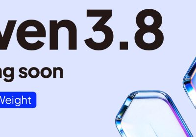 Qwen3.8 官方发布横幅：2.4T 参数开放权重