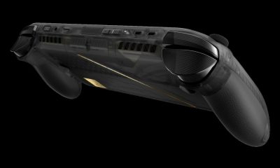ROG Xbox Ally X20 斜角机身渲染图