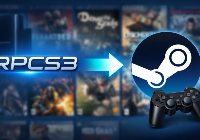 RPCS3 模拟器标志与 PlayStation 手柄同框展示