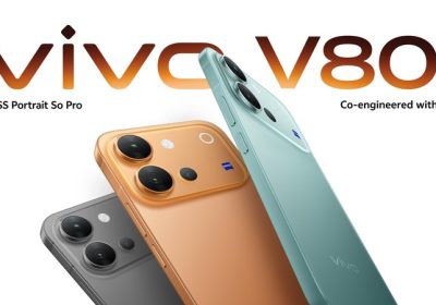vivo V80 官方三色产品图，蔡司联合调校