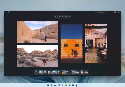 Windows 11 照片应用图库界面