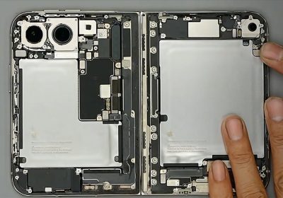 iPhone Duo 拆机内部双电池总览