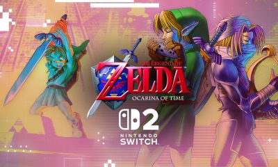 塞尔达传说时之笛Switch 2版林克塞尔达加农角色宣传图