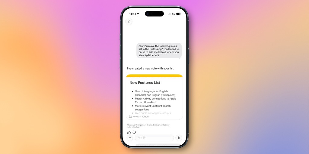 苹果备忘录在 iOS 27 里悄悄变强了:分隔线、小节链接、AI 建笔记一次到位
