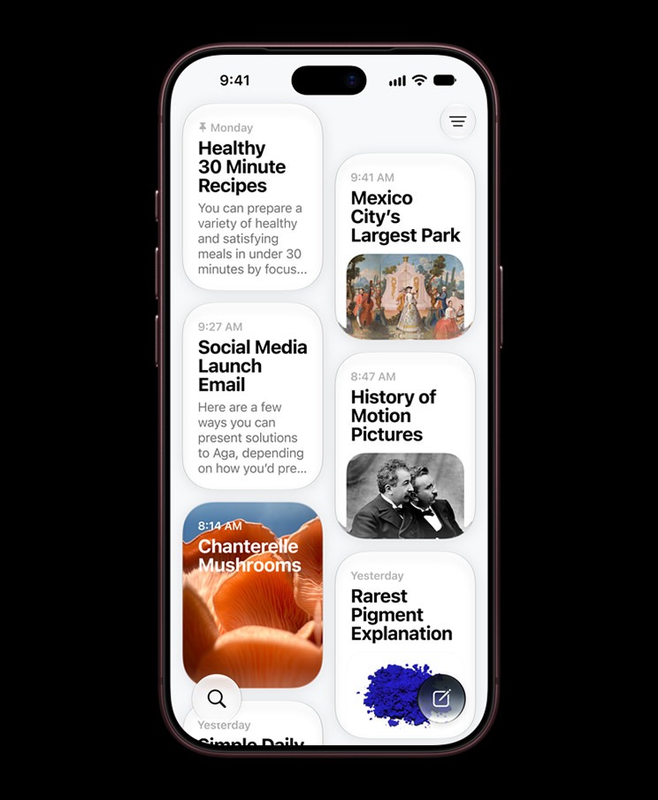 iOS 27 中的 Siri 应用界面(Apple 官方图)