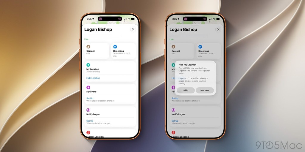 iOS 27 的「查找」一口气改了三处:位置能只对某个人藏起来,界面也换新了