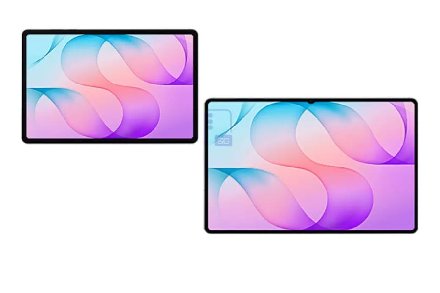 三星 Galaxy Tab S12+ 与 Galaxy Tab S12 Ultra 两款机型渲染图