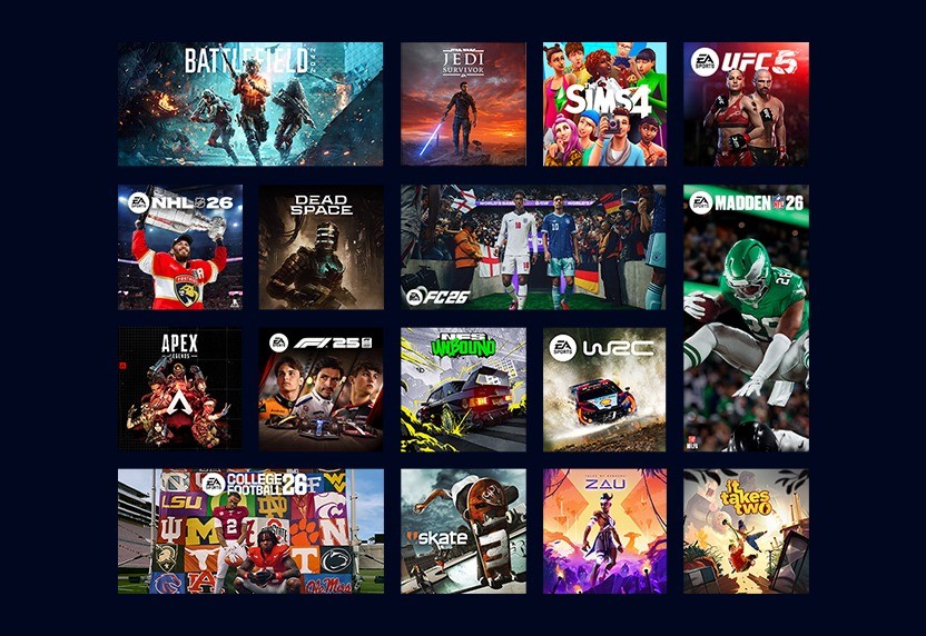 Xbox Game Pass 游戏库中的收录作品