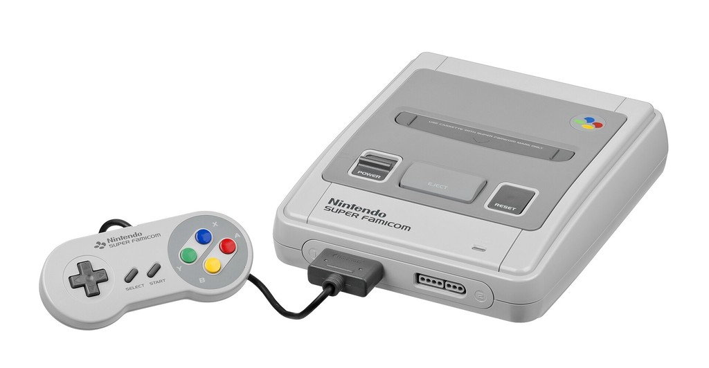 Super Famicom 主机与手柄套装