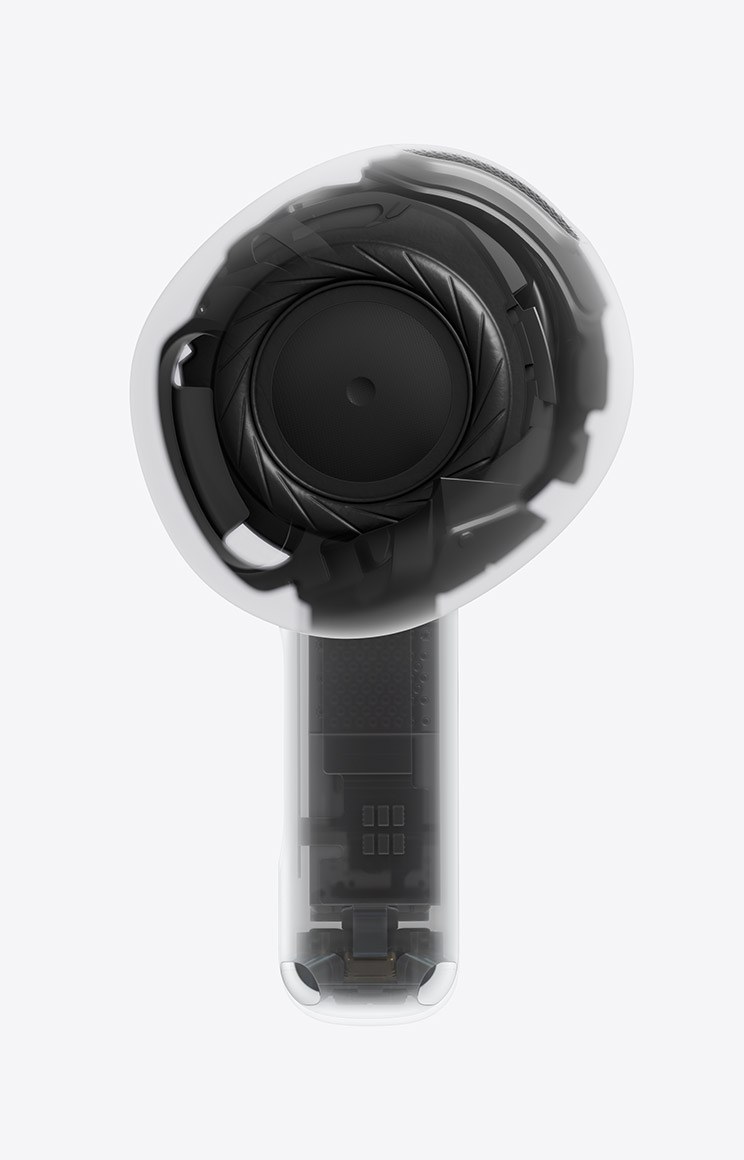 AirPods 5 耳机本体产品渲染图