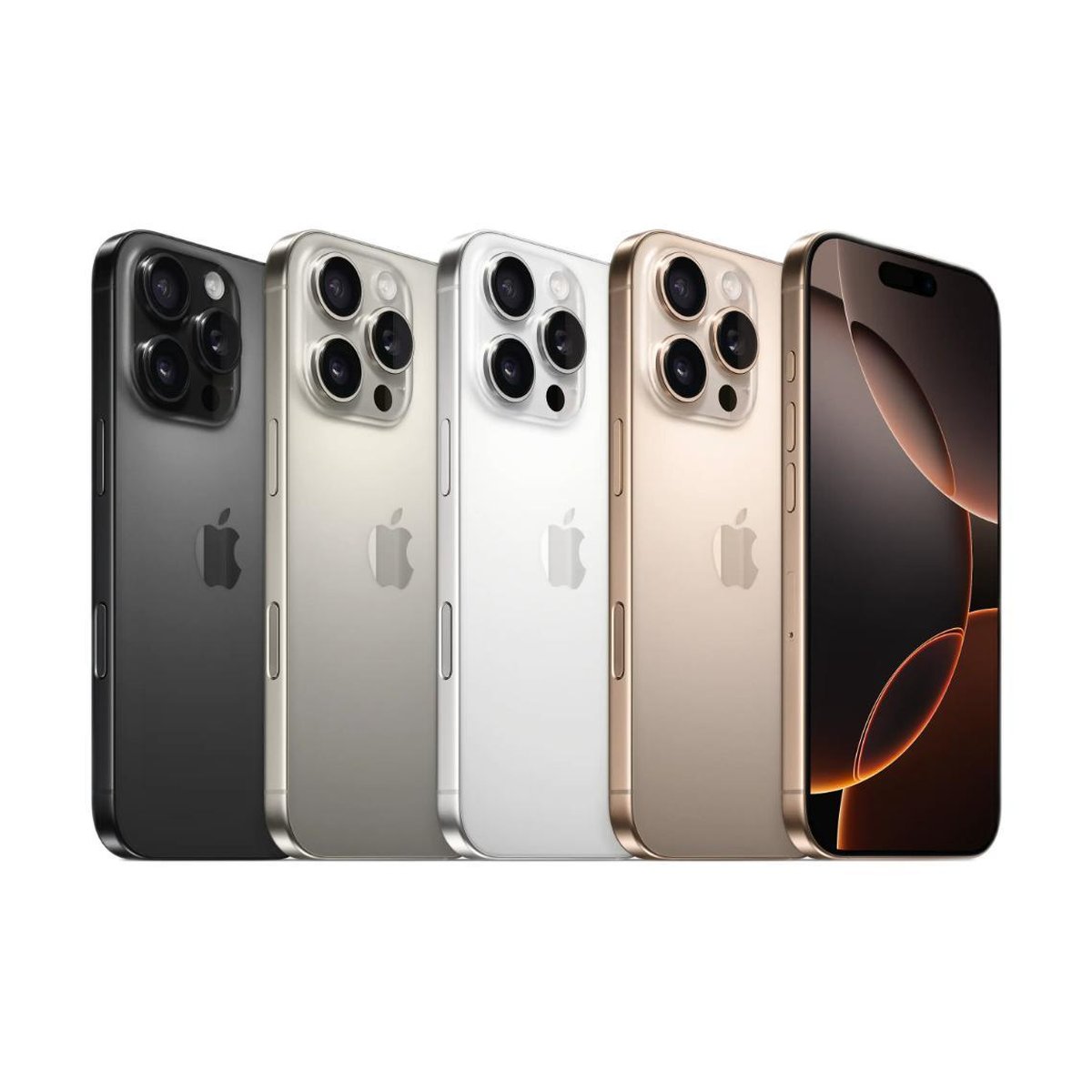 多款 iPhone 机型排列