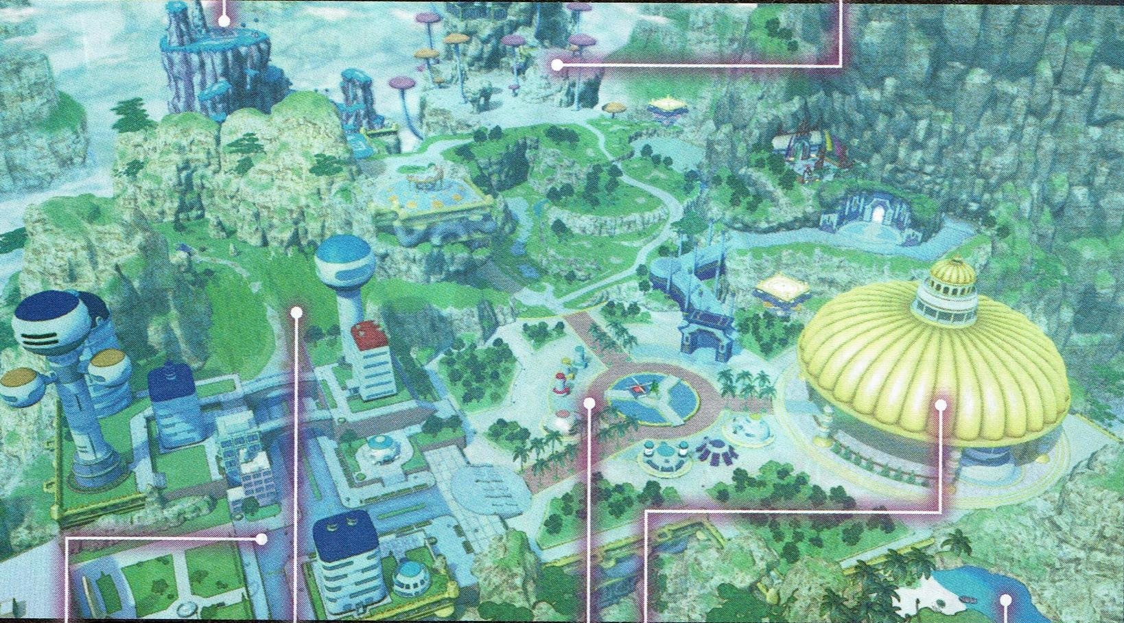 超宇宙2 主城 Conton City 鸟瞰地图