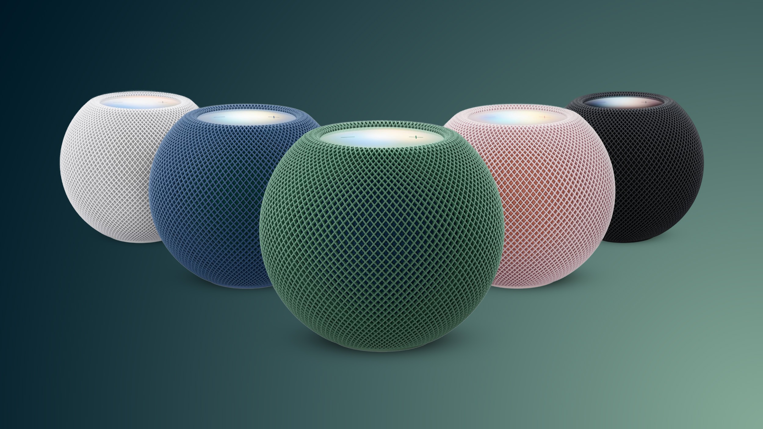 HomePod mini 2 多彩配色一览,绿色居前