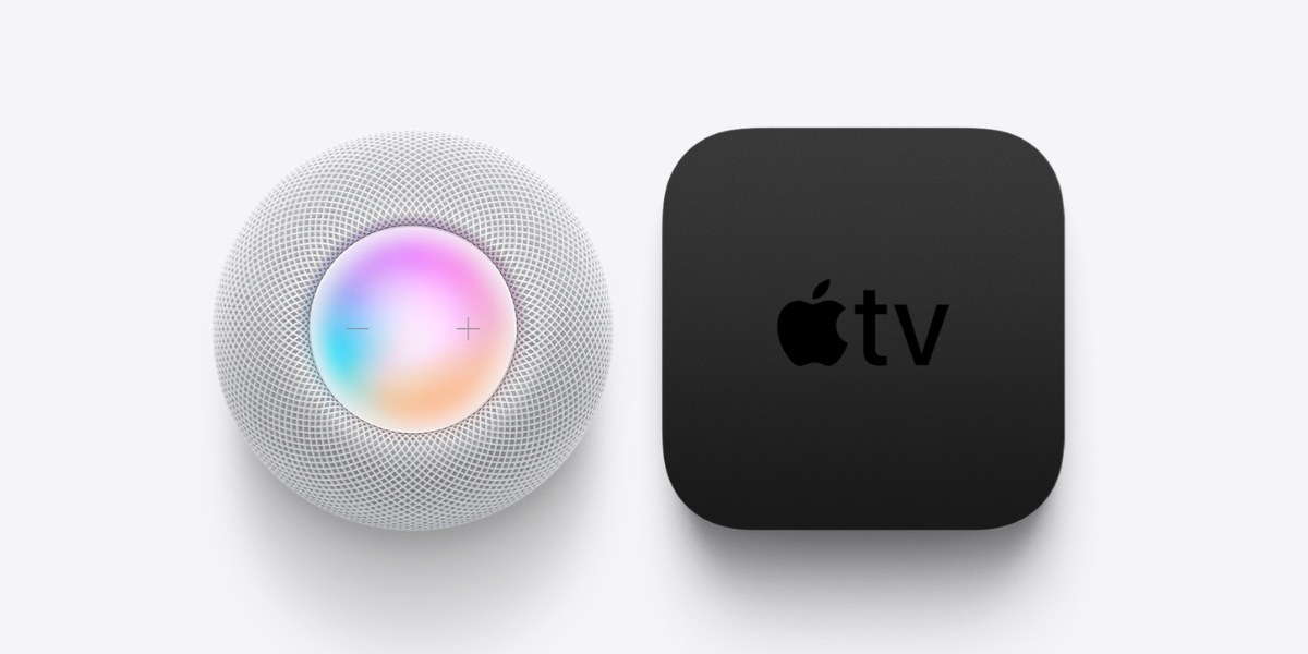 HomePod mini 与 Apple TV 组合实拍