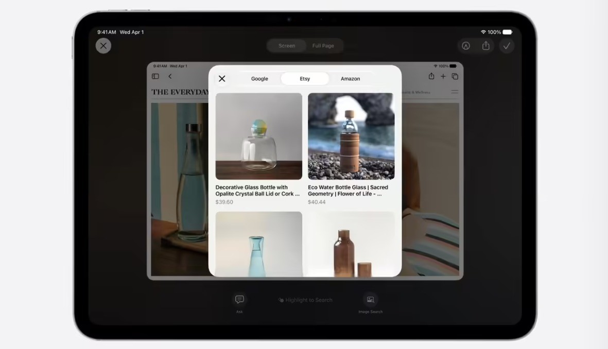 iOS 设置中的 Apple Intelligence 与 Siri 选项页面