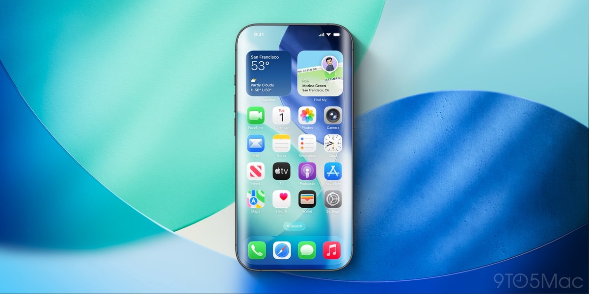 二十周年 iPhone 概念 mockup