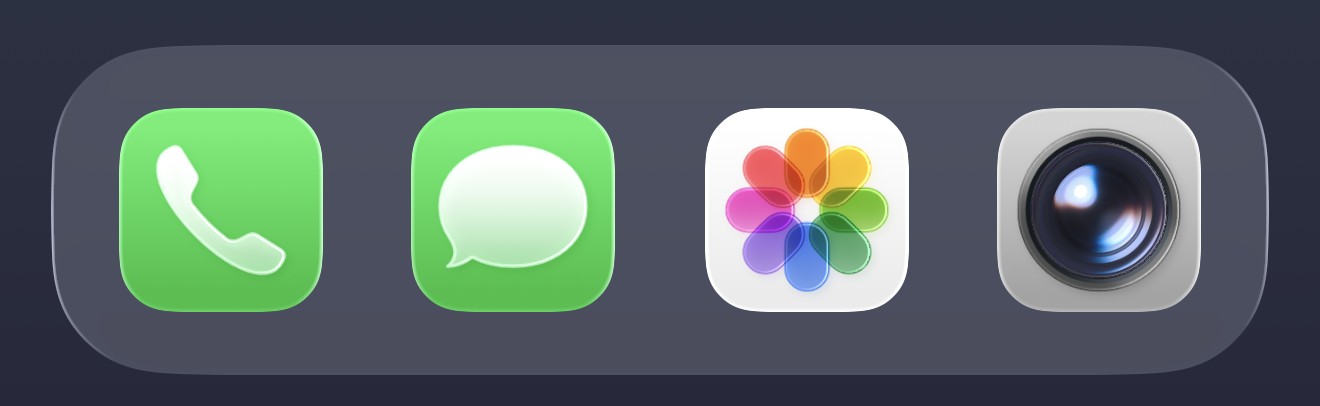 iOS 26 系统应用图标特写