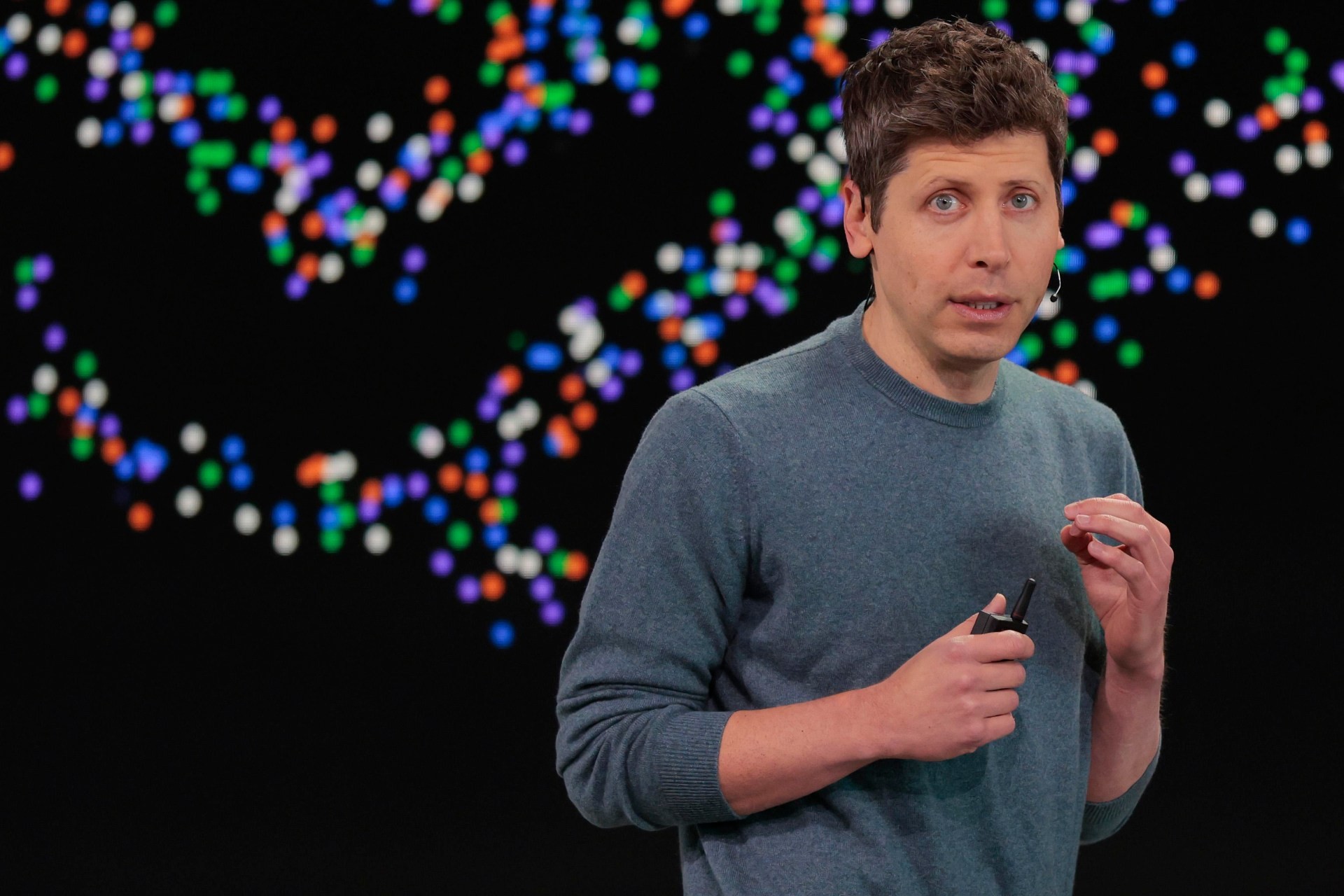 Sam Altman 在 OpenAI 活动上演讲
