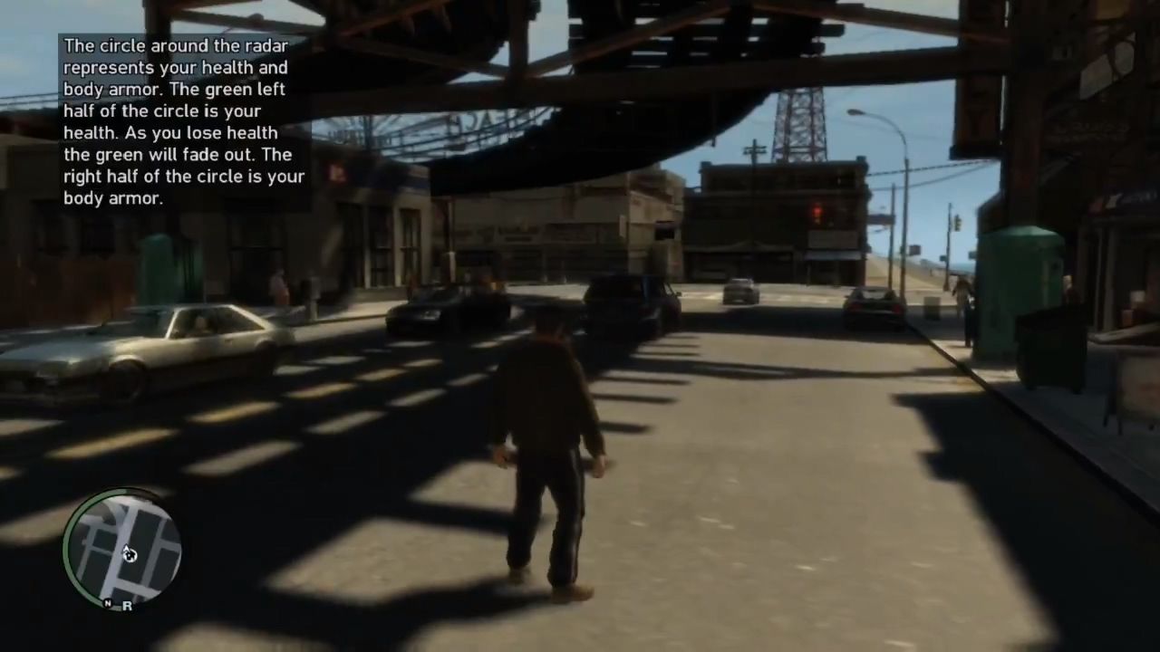 GTA IV 在 PS5X360 上运行的白天的自由城街景