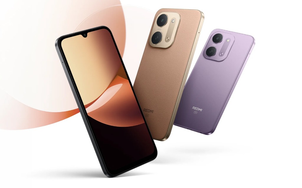 Redmi 17C 5G 三款配色官方图,展示后置相机模组