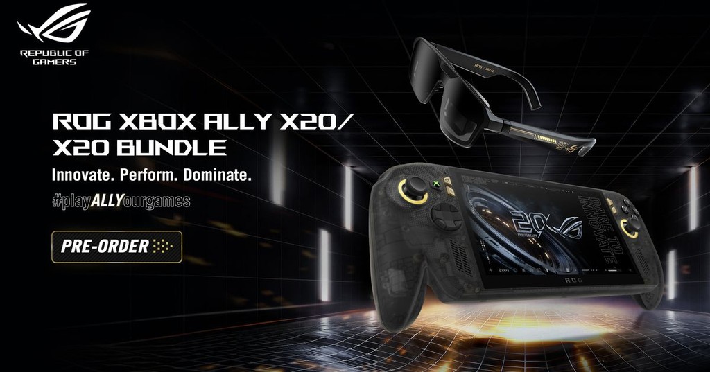 ROG Xbox Ally X20 官方预售横幅