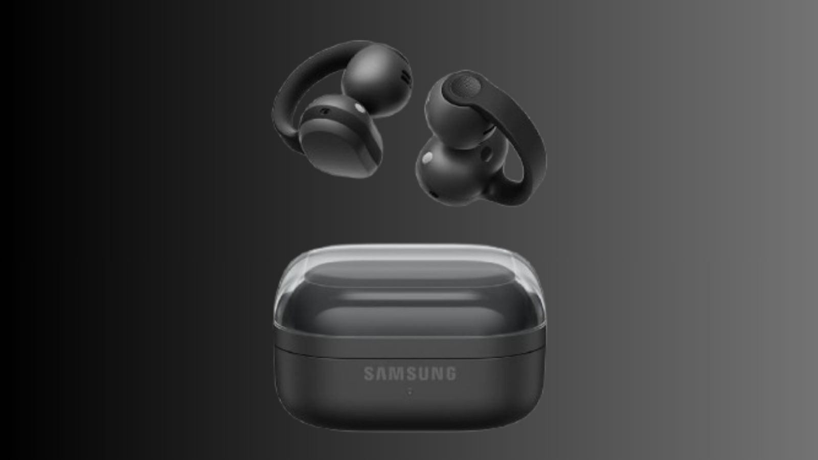 三星 Galaxy Buds On 夹耳式开放设计官方渲染图