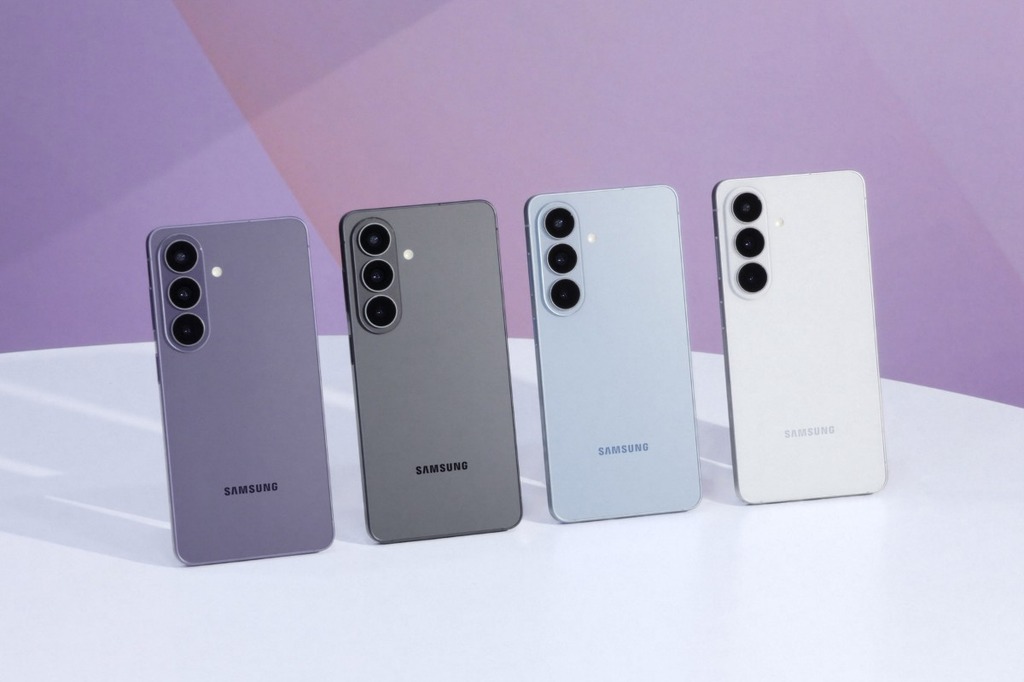 Galaxy S26 四色配色机身背面全家福