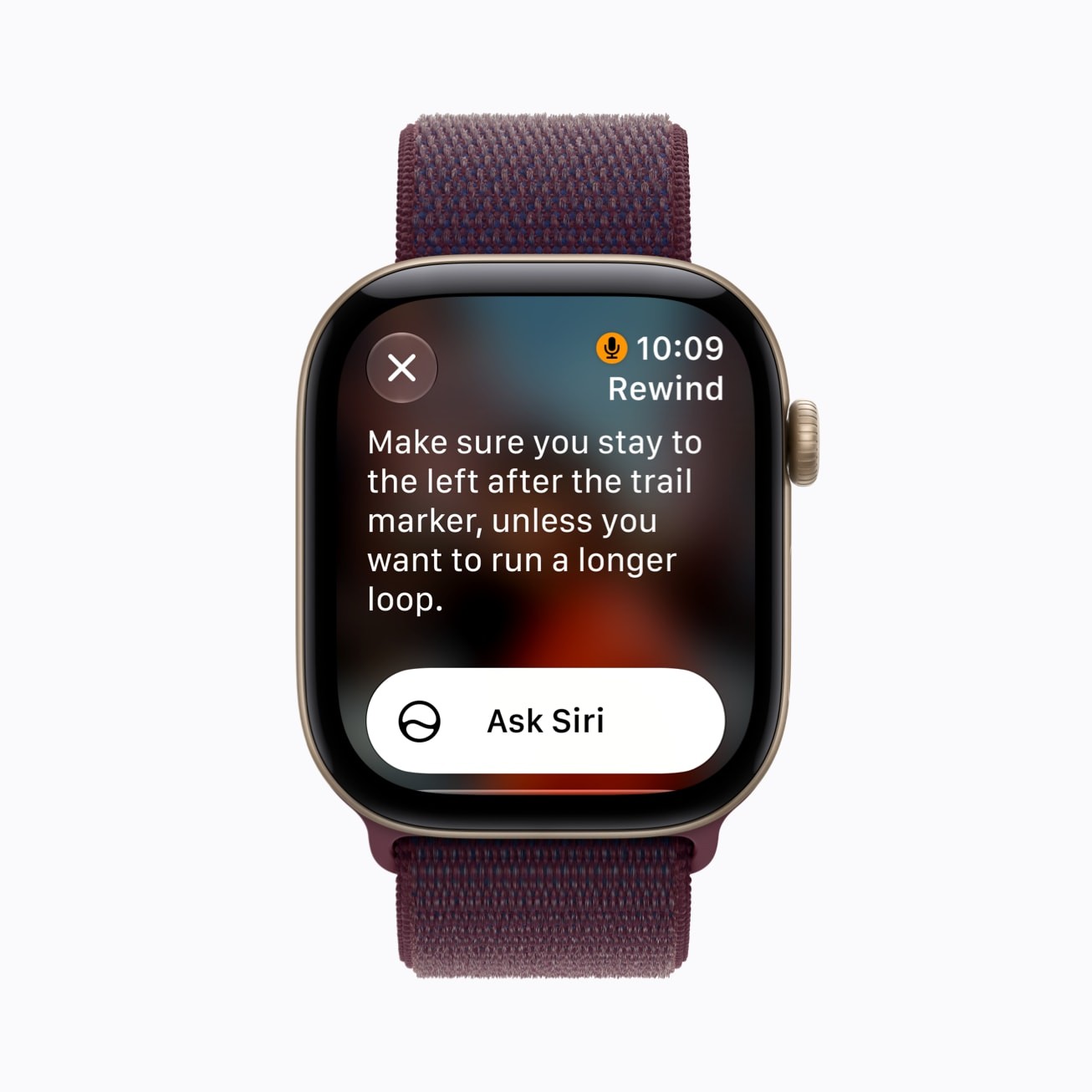 Apple Watch 上的 Live Rewind 回看对话