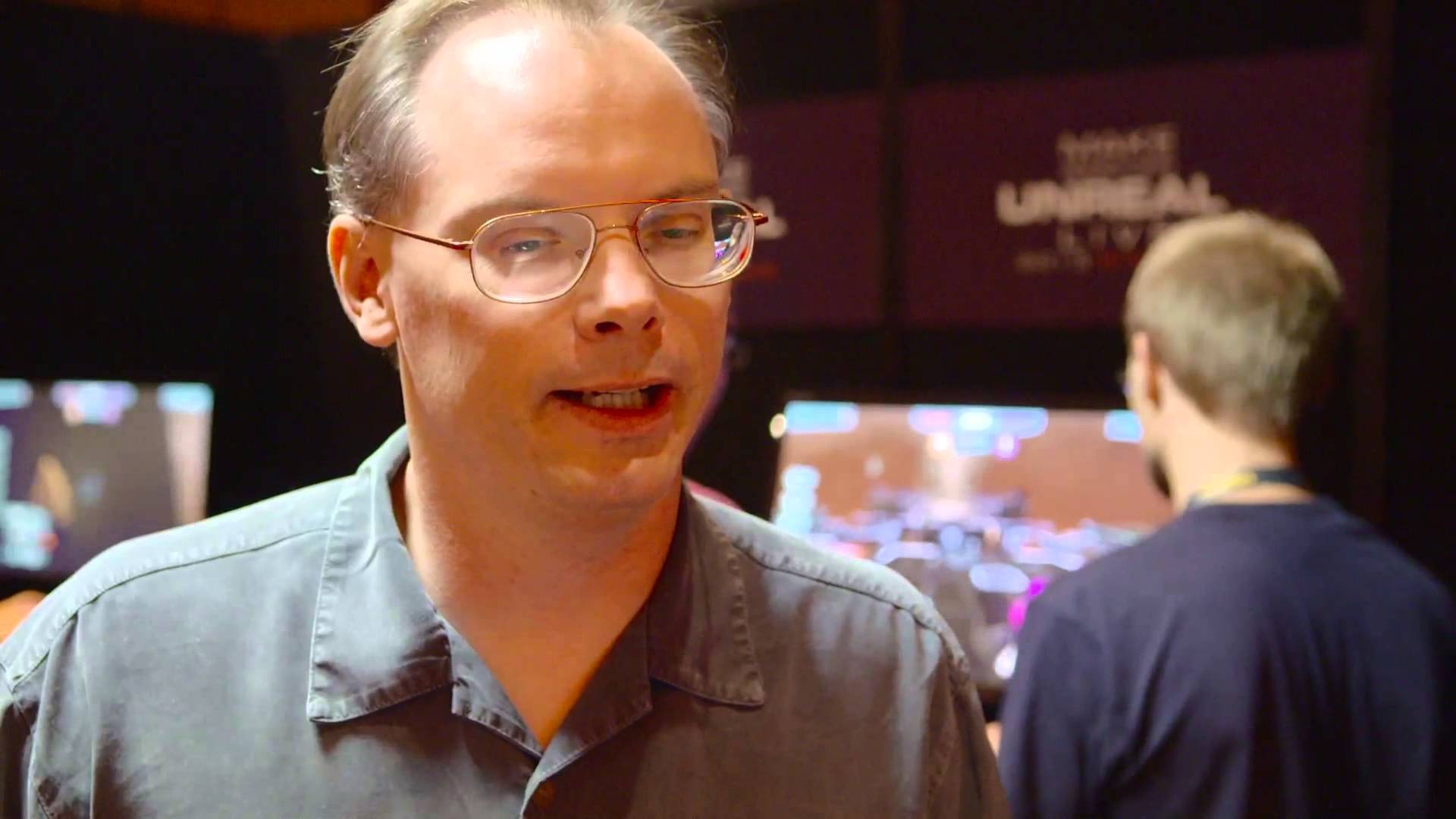Tim Sweeney 在公开活动上的特写照片