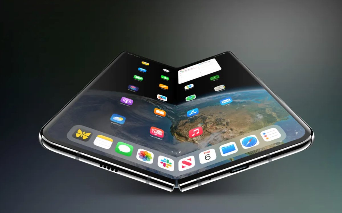 折叠 iPhone 书本式半折叠姿态
